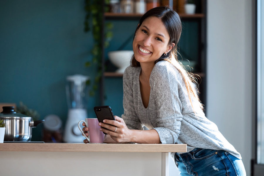 Woman Smiling